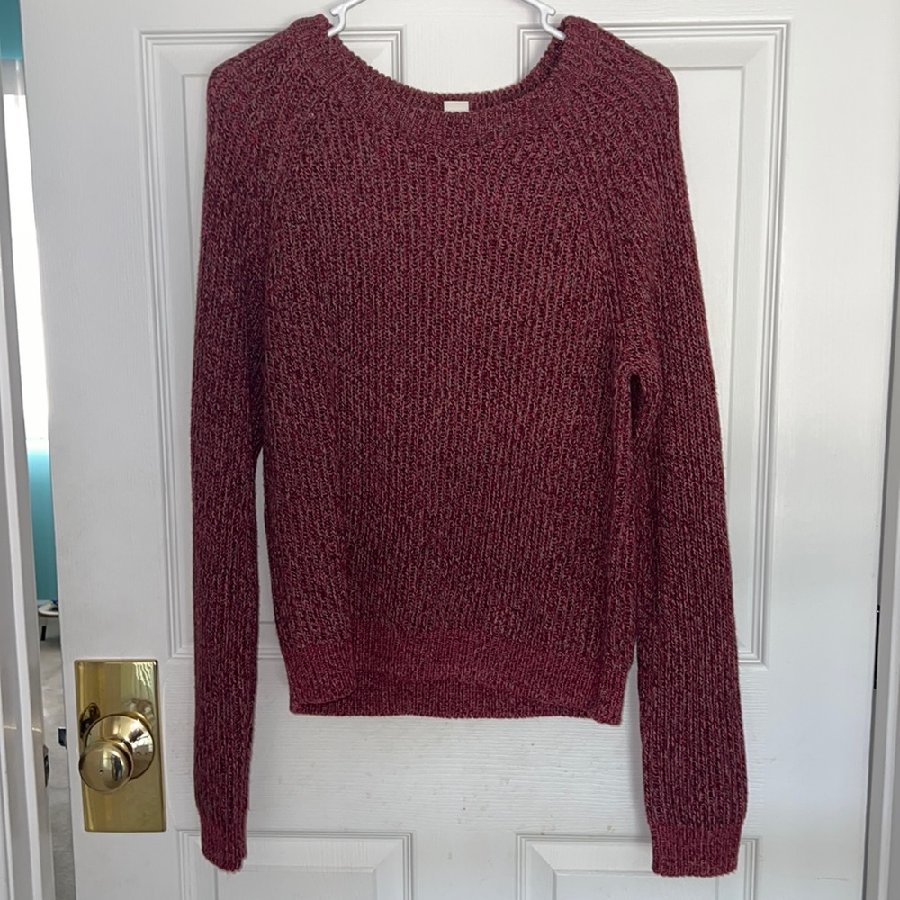 Basic Red Knitted Sweater